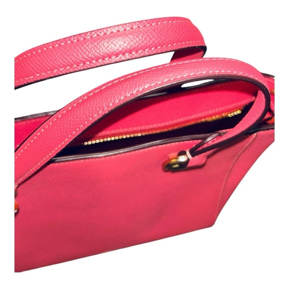 Coach Alice Satchel Bag in Watermelon (Style CA224) Like New authentic - Picture 13 of 17